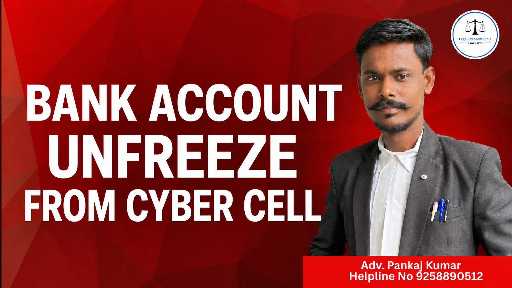 Bank Account Unfreeze from Cyber Cell