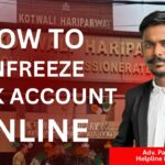 Bank Account Unfreeze from Cyber Cell