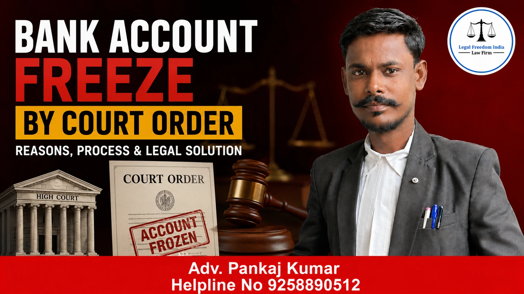 Bank Account Freeze By Court Order