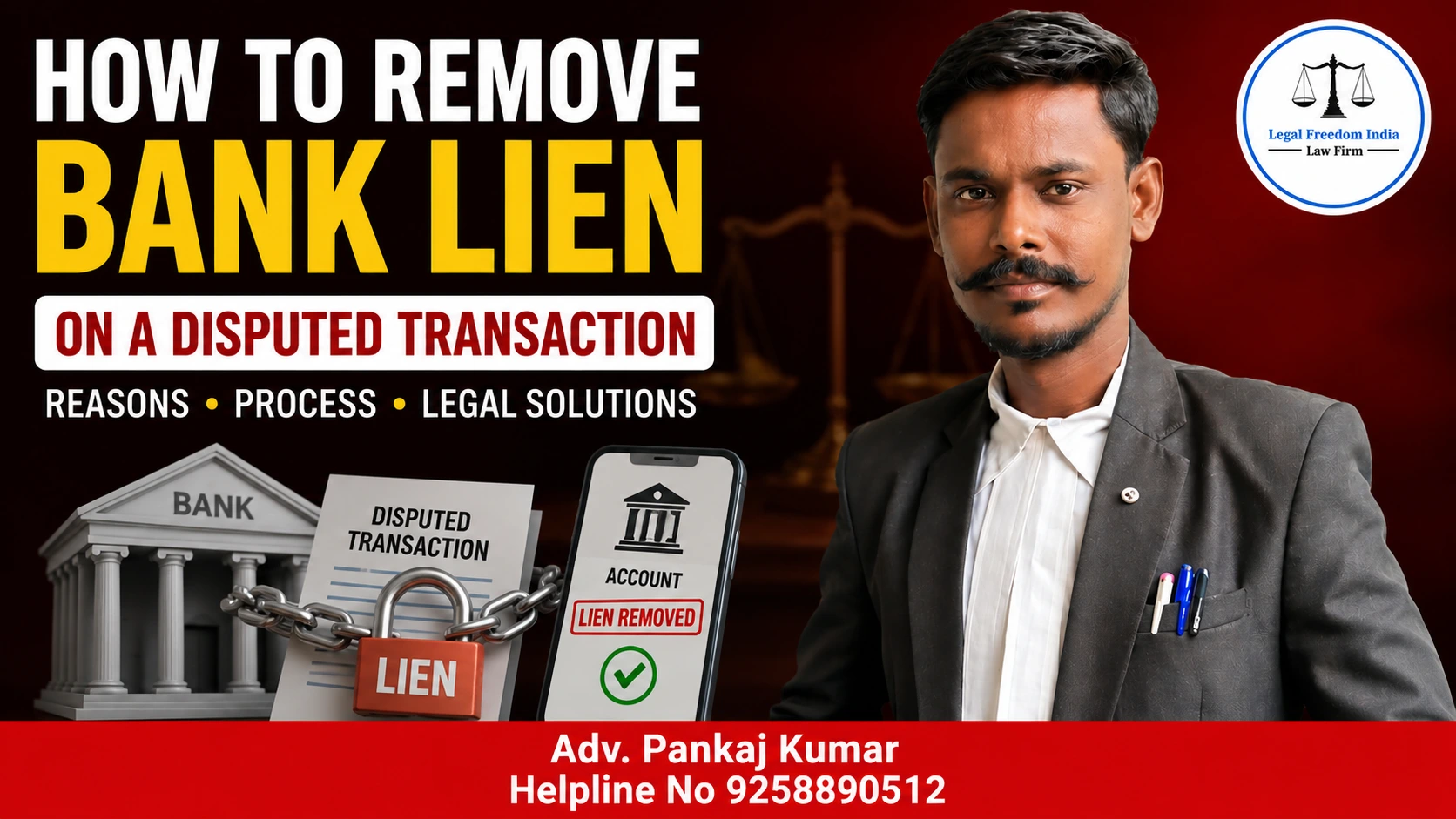 How to Remove Bank Lien on a Disputed Transaction
