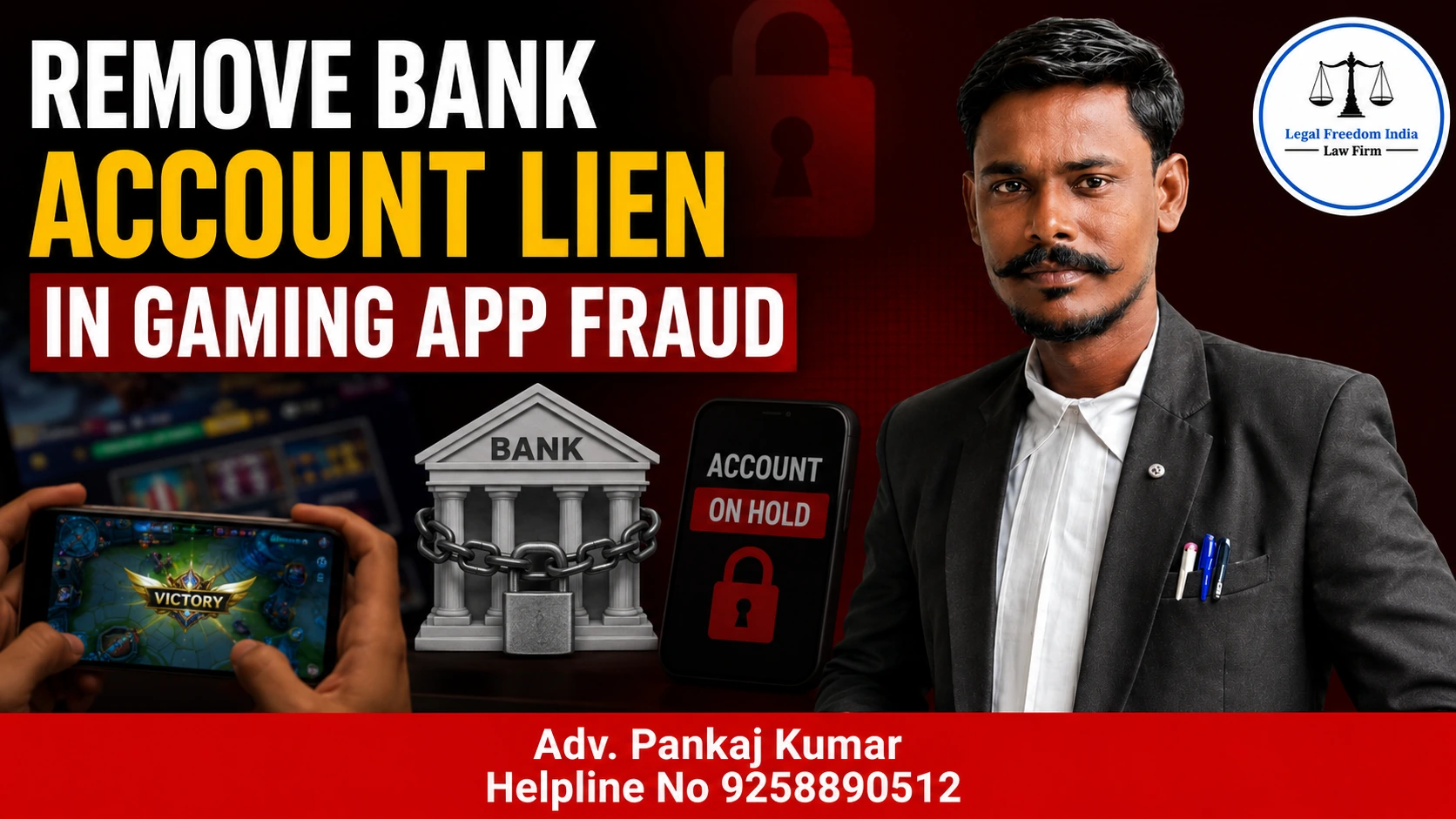 How to Remove Bank Account Lien in Gaming App Fraud